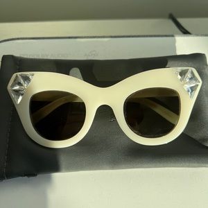Vera Wang Cat Eye Swarovski Sunglasses